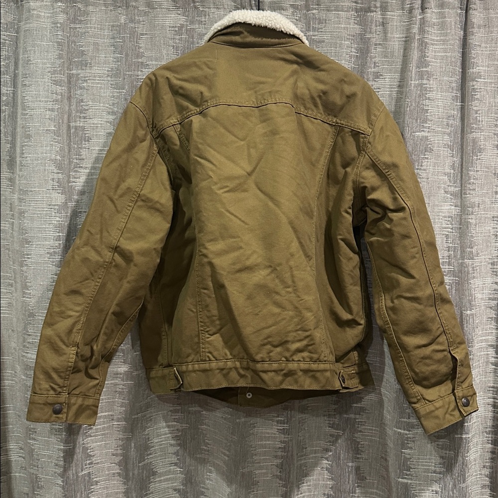 Levi's Men's Tan Sherpa Collar Jacket - Picture 3 of 3